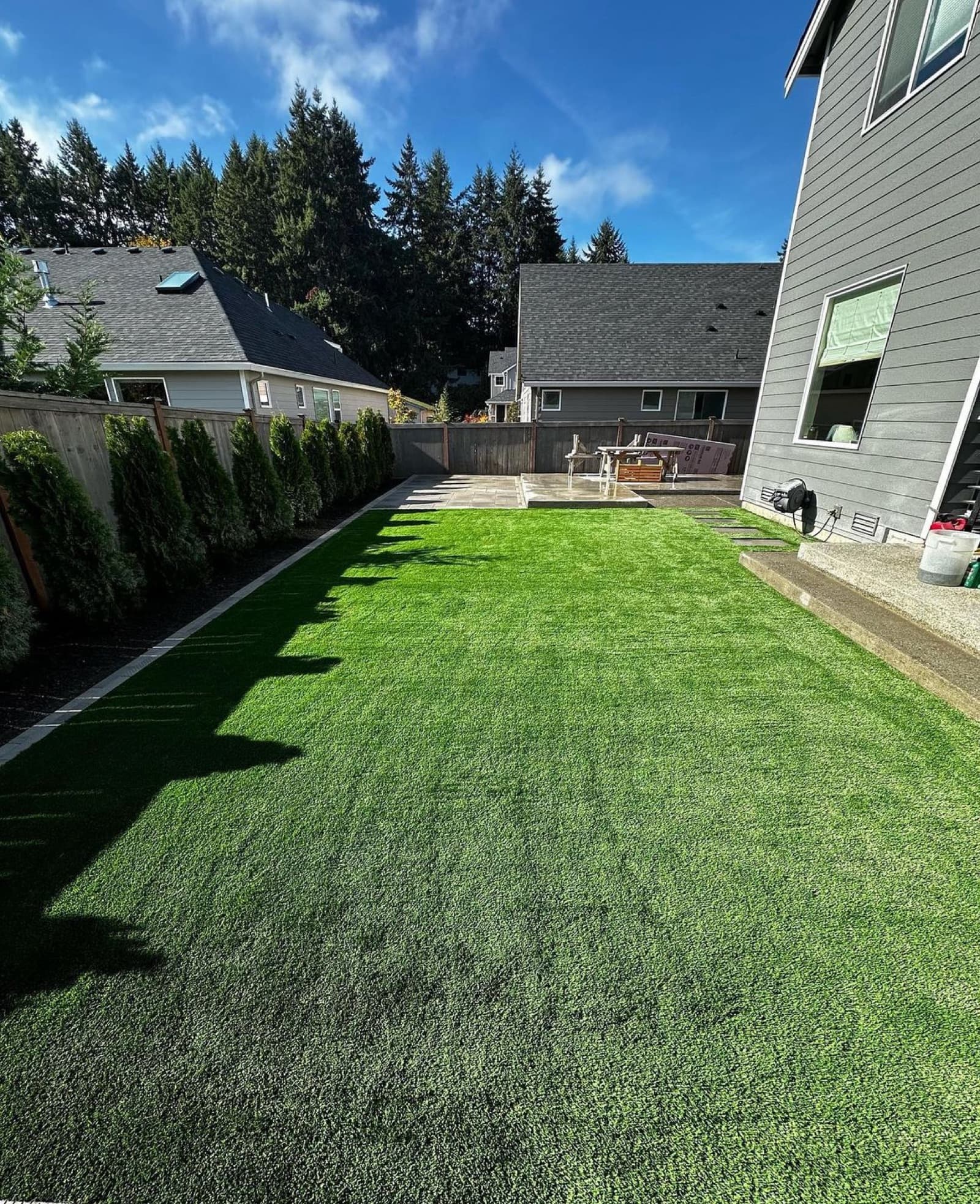 Paver patio and retaining wall combination project
